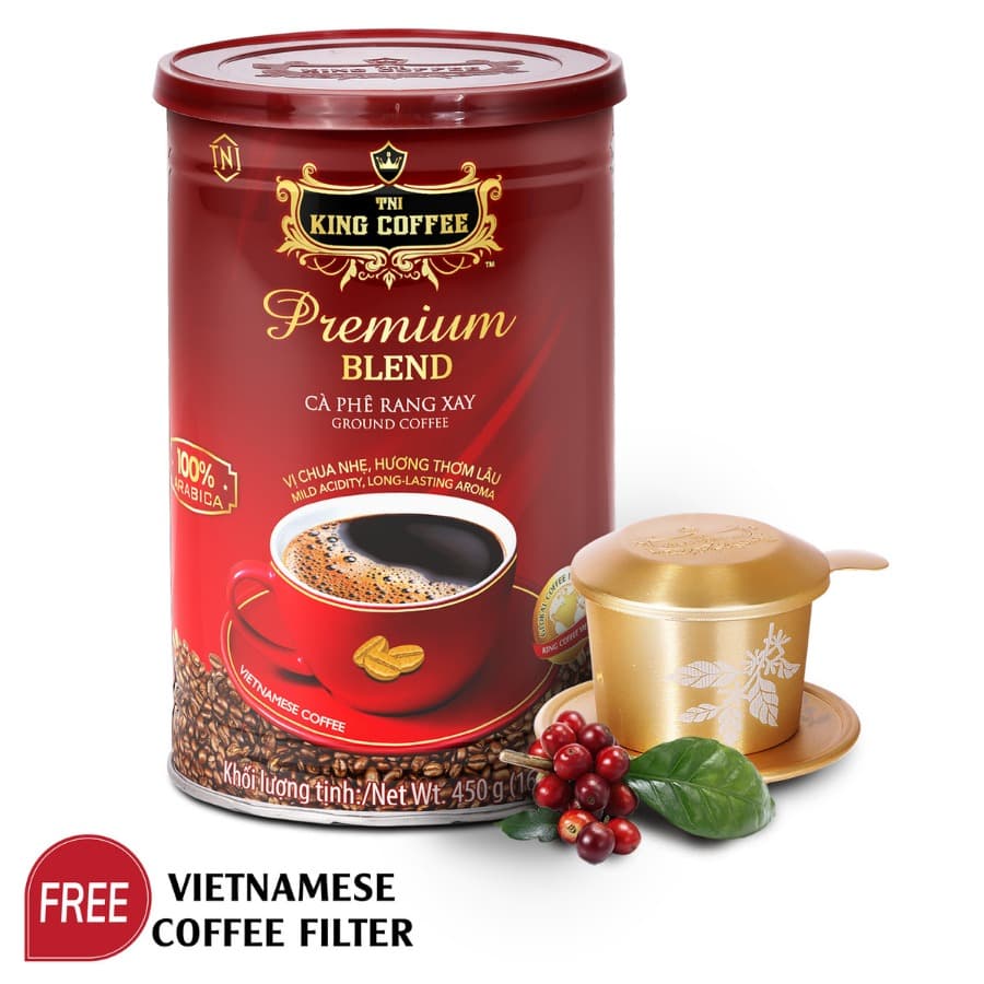 King Coffee Premium Arabica Coffee Blend 450g - Smooth Flavor