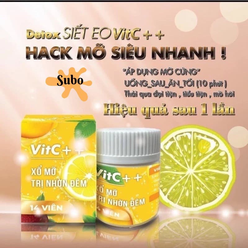 VITC++ Organic Nighttime Fat Detox — 14 Capsules